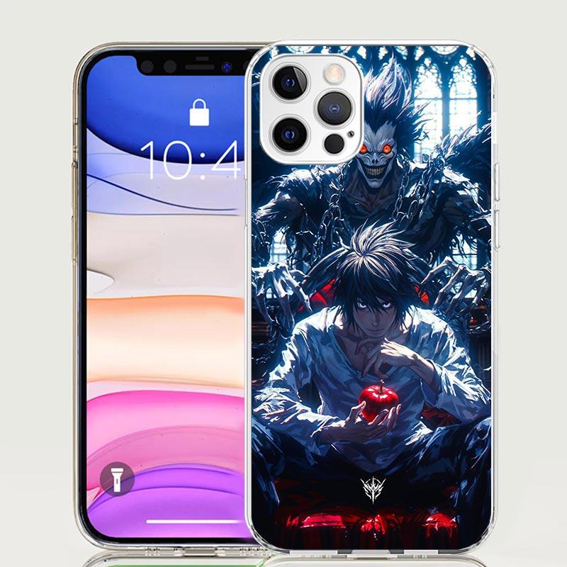 N-Note D-Death L Lawliet Phone Case for Apple iPhone 17 Air 16 15 Plus 14 + 13 Mini 12 11 Pro Max 7 8 SE 16Max Soft Shell Cover