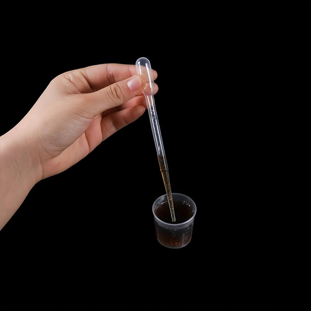 100Pcs/Lot Disposable 1-3ml Plastic Eye Dropper Transfer Graduated Pipettes for DIY Epoxy Resin Silicone Mold Jewelry Making Too Accessory