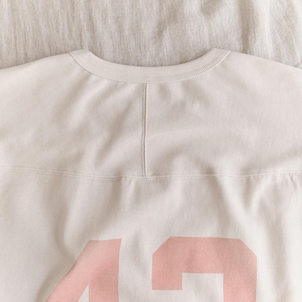 BONRROW Football Tee_Ivory