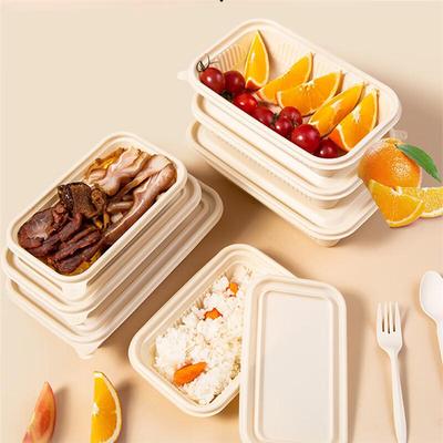 Mr. Corn Degradable Corn Starch Disposable Meal Box