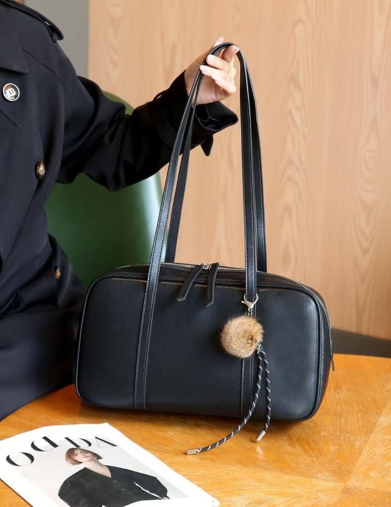 Leather women's bags, high-end shoulder bags, women's autumn and winter new retro fashion women's bags, daily commuting messenger bags