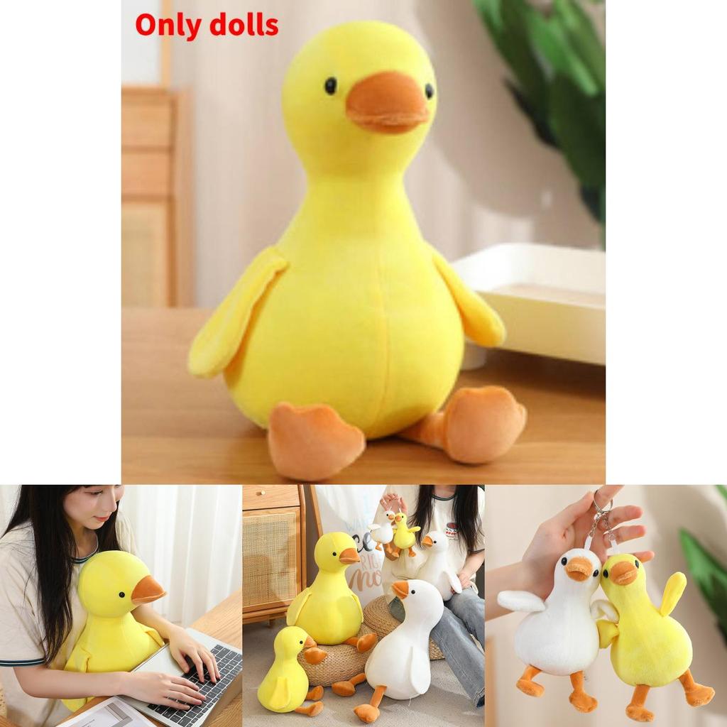 Plush Animal Toy White Duck Soft Stuffed Doll Childrens Comforter Gift
