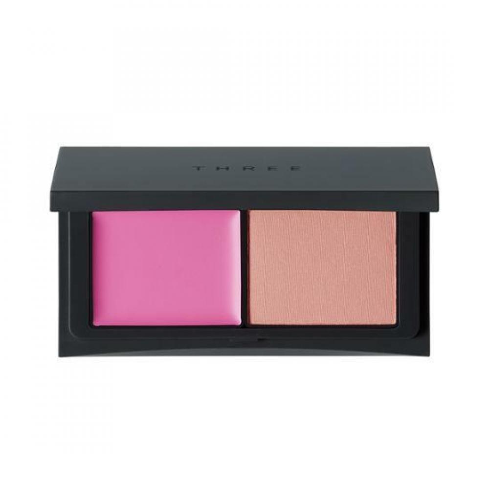 

Румяна Three THREE Three Blown Away Blush Duo 5 цветов