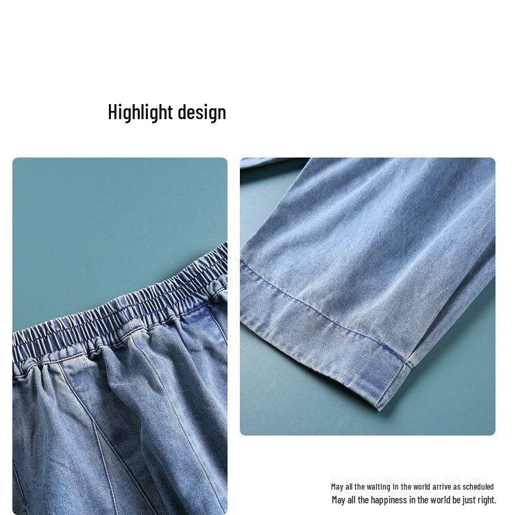 Damen Übergröße Lockere Haremjeans - Frühling 2022 Trendiger Karotten- & Laternenstil