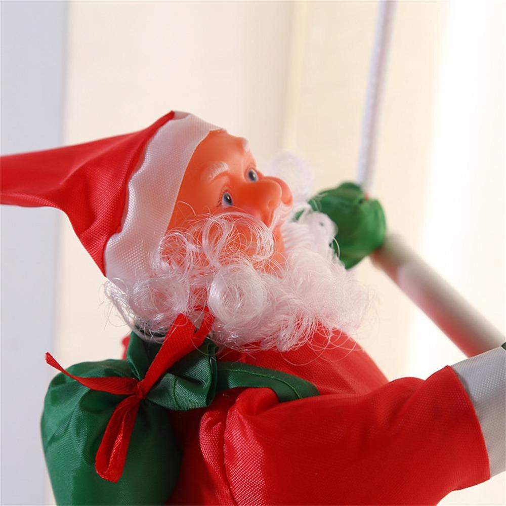 Soft Hanging Decoration Climbing Santa Decoration Red Santa Santa Pendant  Door Hanging Decor