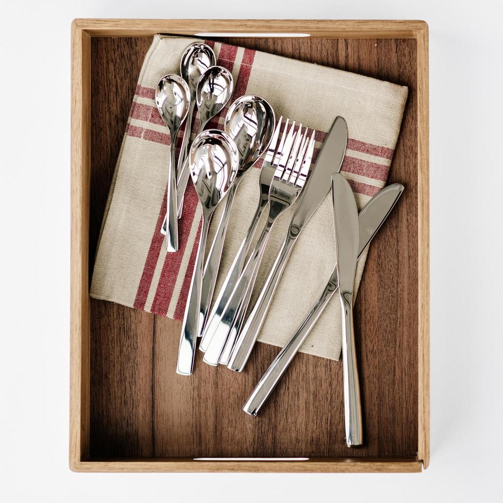 SIGRID DUKA 24-Piece Stainless Steel Cutlery Set for 6 People