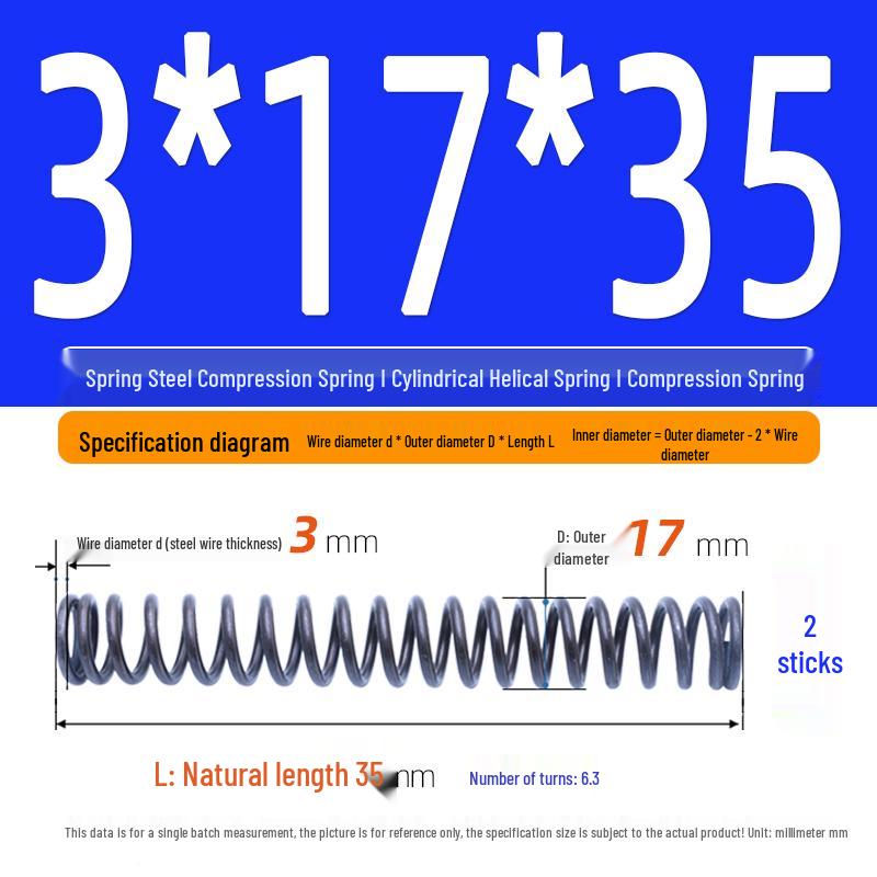 Compression Spring Y-Type Shock Absorbing Coil 3*16/17/18/19/20