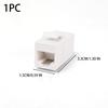 For RJ45 CAT6 Keystone Coupler Female To Female Insert Inline Coupler CAT6 Keystone Colorful Network Straight-through Connector