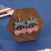 Independence Day Earrings Comfortable Ear Jewelry Pendant Earrings Alloy Texture Perfect for Present Giving or Own Use