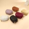 Coin Purse Key Ring Pendant Storage Bag Double Zipper Large Capacity Multi-card Slots Card Holder For Women Girls