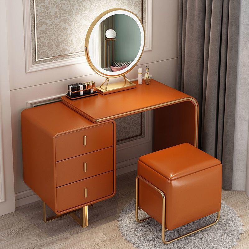 Modern Luxury Dressing Table Lights Mirror Makeup Nordic Dressing Table Cabinet Bedroom Furniture