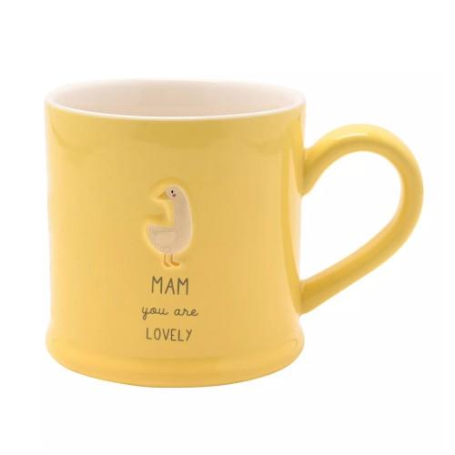 Celebrations Love Life Mam You Are Lovely Embossed Mug