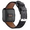 Fitbit Versa 2/Versa/Lite Leather Strap - Round Tail Cowhide Printed Wristband
