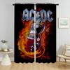 Kitchen Curtains for Camera AC&DC Window Curtain for Room 2 Panel Home Interior Curtains Shades Halloween Decoration Partition