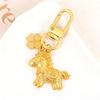 5 Piece Alloy Horse Zodiacal Keychains for Good Fortune In 2026 Multifunctional Lightweight Phone and Bag Accessories