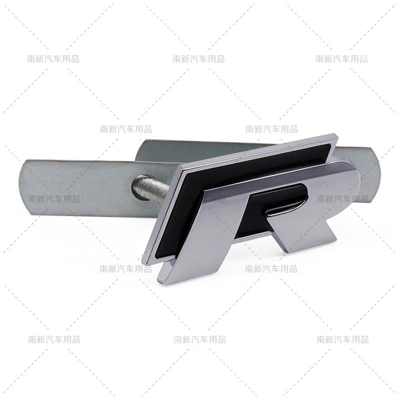 2026 Hot For VOLKSWAGEN VW 3D Metal R Grill Emblem Badge R Line Grille Stickers For Volkswagen VW R Rline Bora Golf GTI Polo Tig