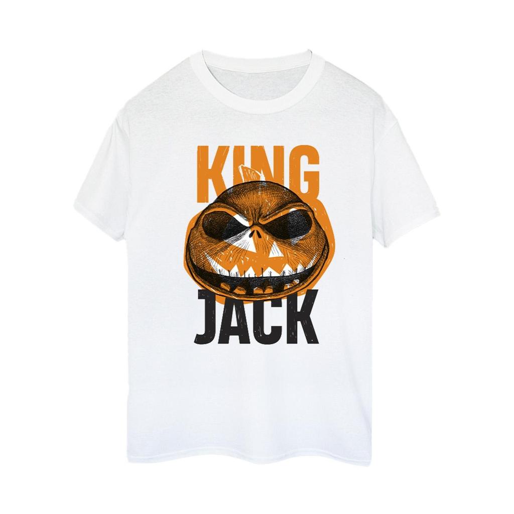 Disney Womens/Ladies The Nightmare Before Christmas King Jack Cotton Boyfriend T-Shirt