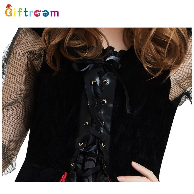 Halloween Holiday Party Witch Vampire Long Dress Game Uniform Temptation Stage Show Costume
