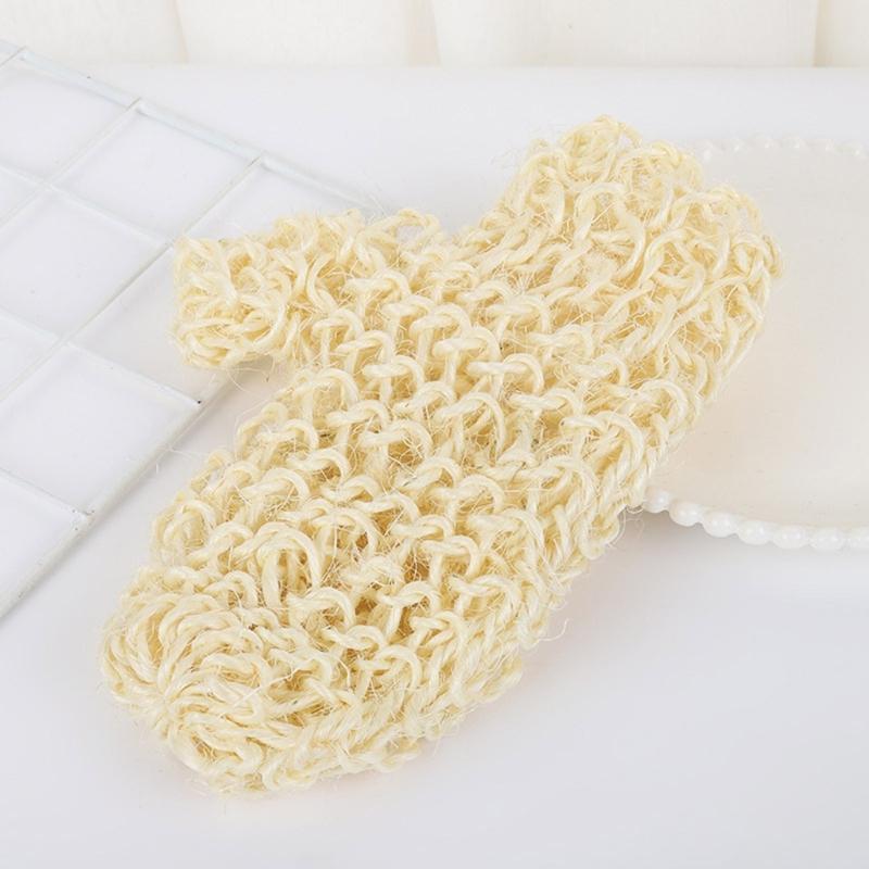 Friendly Bath Exfoliator Gloves Soft Sisal Fiber For Sensitives Skin Gentle Cleansings And Body Care
