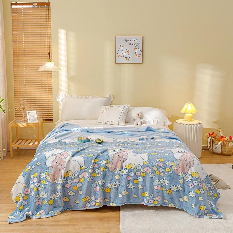 Stars Starry Sky Blanket Bedspread Warm Soft Flannel Print Throw Blankets Suitable for Sofa/Bed/Car Portable Blanket All Season