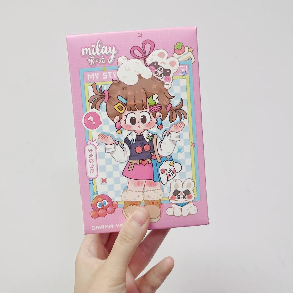 Genuine Milay Mila Girl Syndrome Series Blind Box Fashion Play Doll Girl Bestie Model Toy Desktop Collection Ornament Xmas Gifts