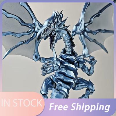 Neues Kbjl Modell Yu Gi Oh Anime Figuren Weißer Allerheiligster Drache Actionfigur Frs Spielzeug Ko Montagemodell Sammlungsstatue Geschenk Spielzeug