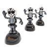 3x Bobbleheads Ornaments 3x Skeleton Dashboard Desk Home Solar Powered