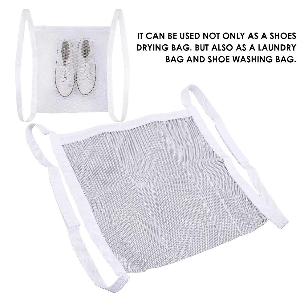 Anti-Deformation Sneaker Laundry Bag Breathable Mesh Wash Dry Net Bag  Washing Machine