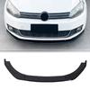 Front Bumper Lip Spoiler Stylish Front Spoiler Splitter Chin Diffuser Protector Body Kit Replacement For 6 MK6 Standard 2008-2012