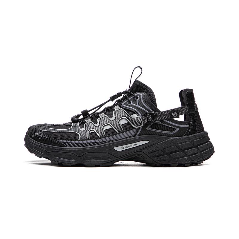 Li Ning Outdoor CF Tracing, Устойчивые к скольжению, Износостойкие, Светоотражающие, Амортизирующие, Низкие кроссовки AGHW001-3 43