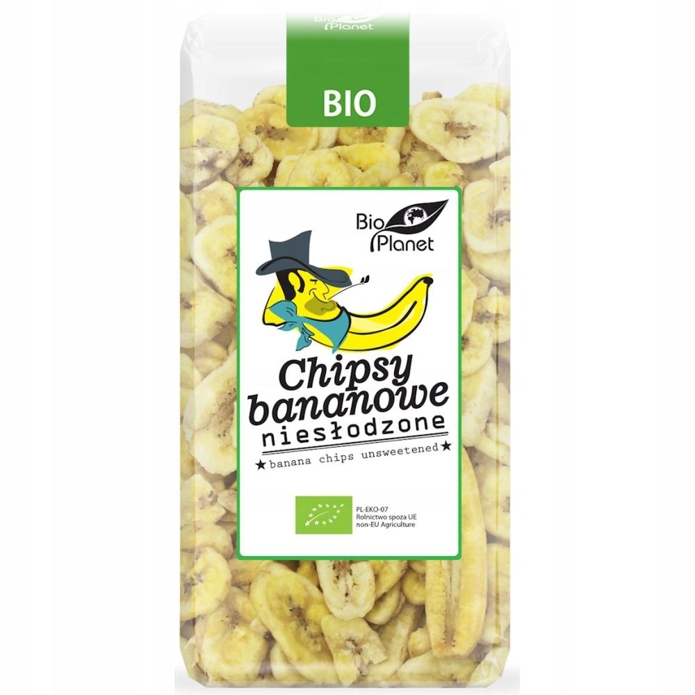 Unsweetened Banana Chips Organic 150g - BIO Planet