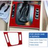 For BMW M3 E46 1998-2005 Center Console Shift Boot Frame Trim, Carbon Fiber Style Sporty Upgrade Anti-Scratch Trim Durable Decor