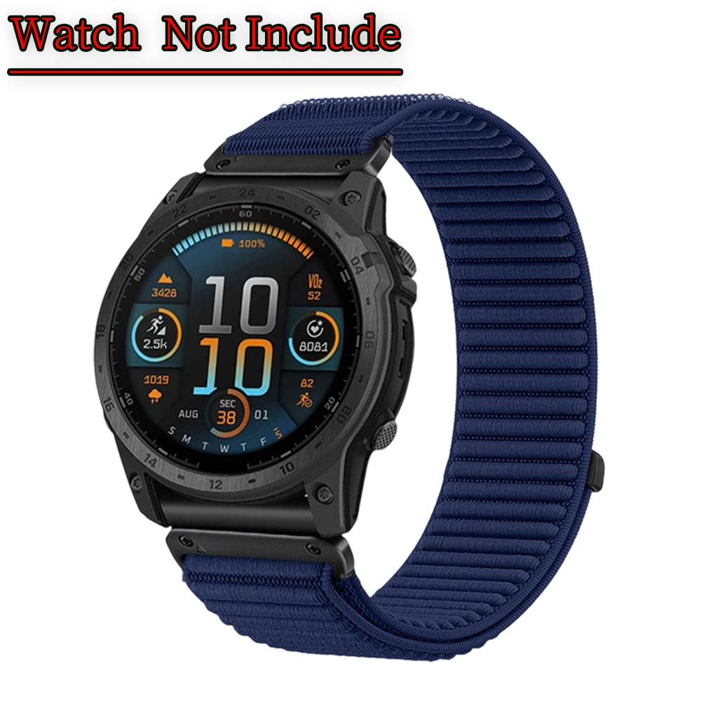 Cinturino in Nylon a Ciclo 20 22 26mm per Garmin Fenix 8 Enduro 3 2 Fenix E Cinturino Quick Fit Accessorio per Orologio Garmin Fenix 7X/6X/5X
