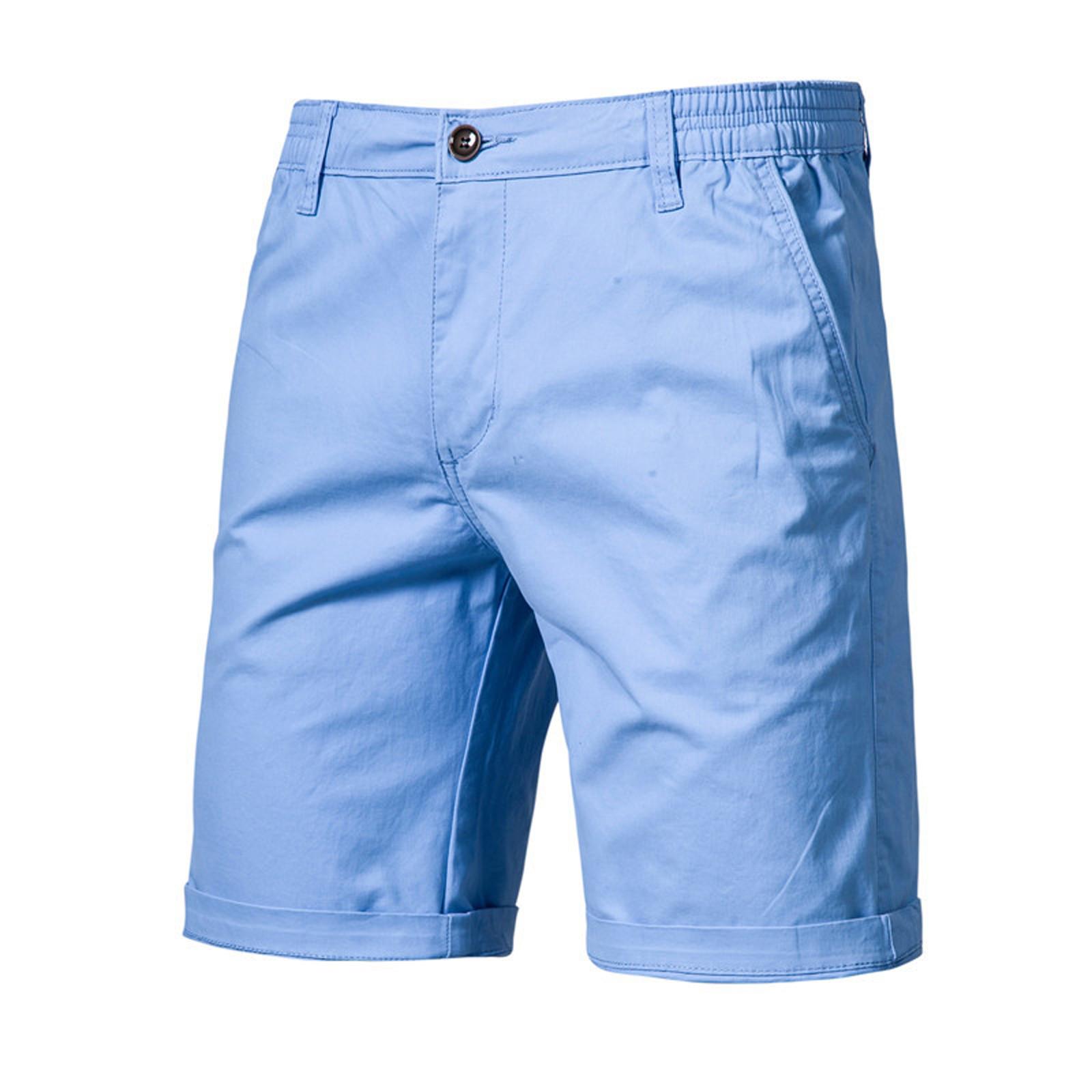 Men s Casual  Color Outdoors Pocket Beach Work Trouser Cargo Shorts Pant 34