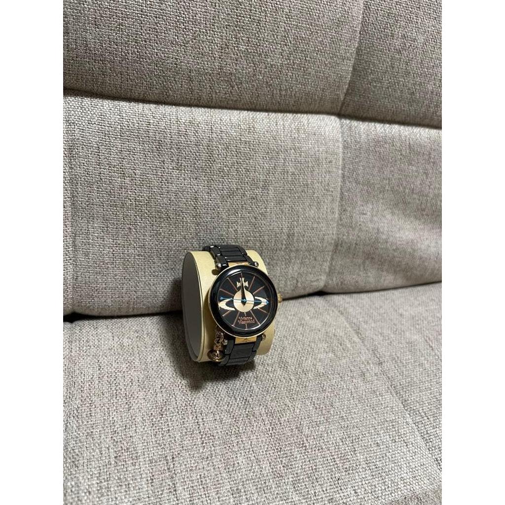 Used Vivienne Westwood Watch Black Gold