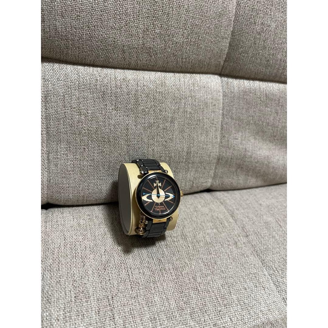 Used Vivienne Westwood watch black gold