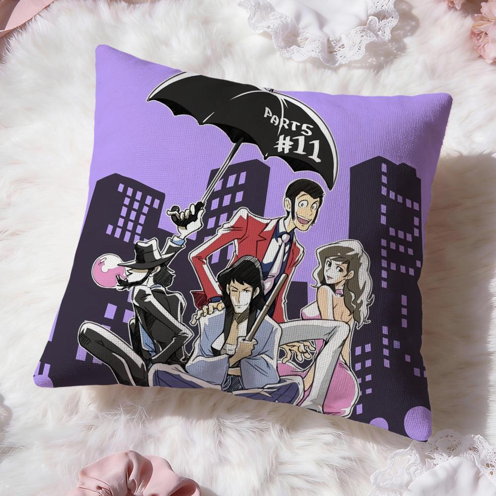 Lupin The ThirdS Cushion Cover Premium Comfort Reversible Pillow Cove -Two in One Design for Any Room & Car Interior
