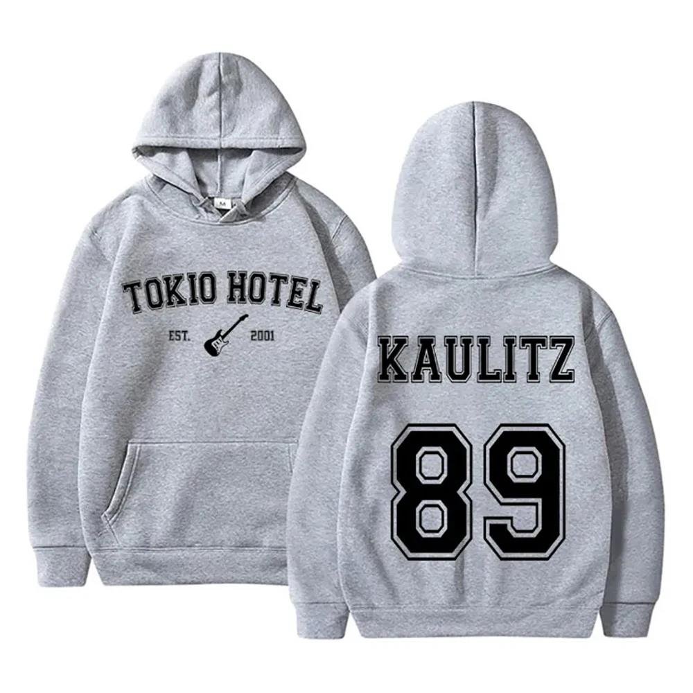 Frauen Hoodie Tokio Hotel Rock Band Rapper Kaulitz 89 Druck Herbst Frauen Hoodie Lässige Übergroße Pullover Sweatshirt Unisex Kleidung