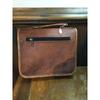 A Vintage Brown Leather Bag Men's Messenger Shoulder Laptop Bag Briefcase 11"
