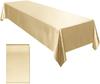 Solid Color Satin Tablecloth High-Density Locking Edge Wedding Restaurant Home Desktop Decorative Tablecloth