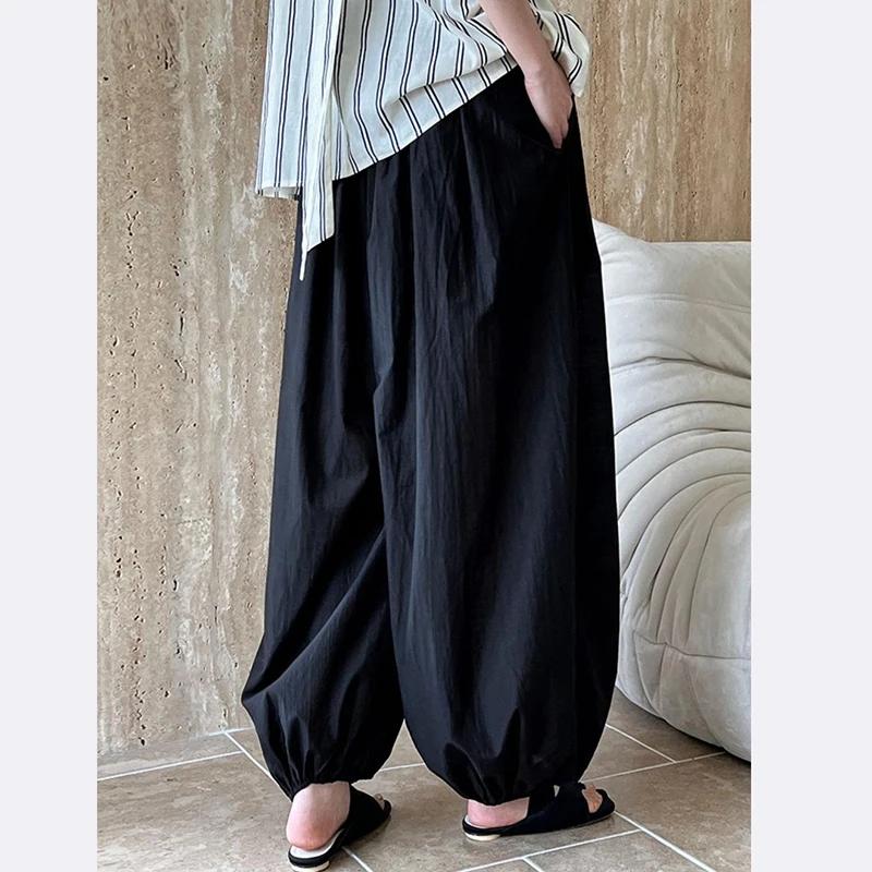 Oversized Bloomers Summer  Fashion Women Pants Casual Loose Breathable Wide Leg Pant
