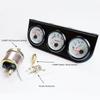 52mm Car Triple Gauge Voltmeter Water Temp Gauge (Celsius)  Oil Pressure Gauge(Bar) 3 in 1 Car Modification Gauge With Sensor