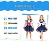 Marine Matrose Schuluniform für Kinder - Cosplay Kostüm für Mädchen