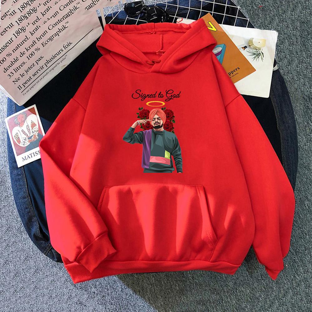 Sidhu Al Wala Sweatshirt with Hat Y2K Men's Hoodie High-quality Casual Sweatshirt Harajuku Sudade Sweatshirt