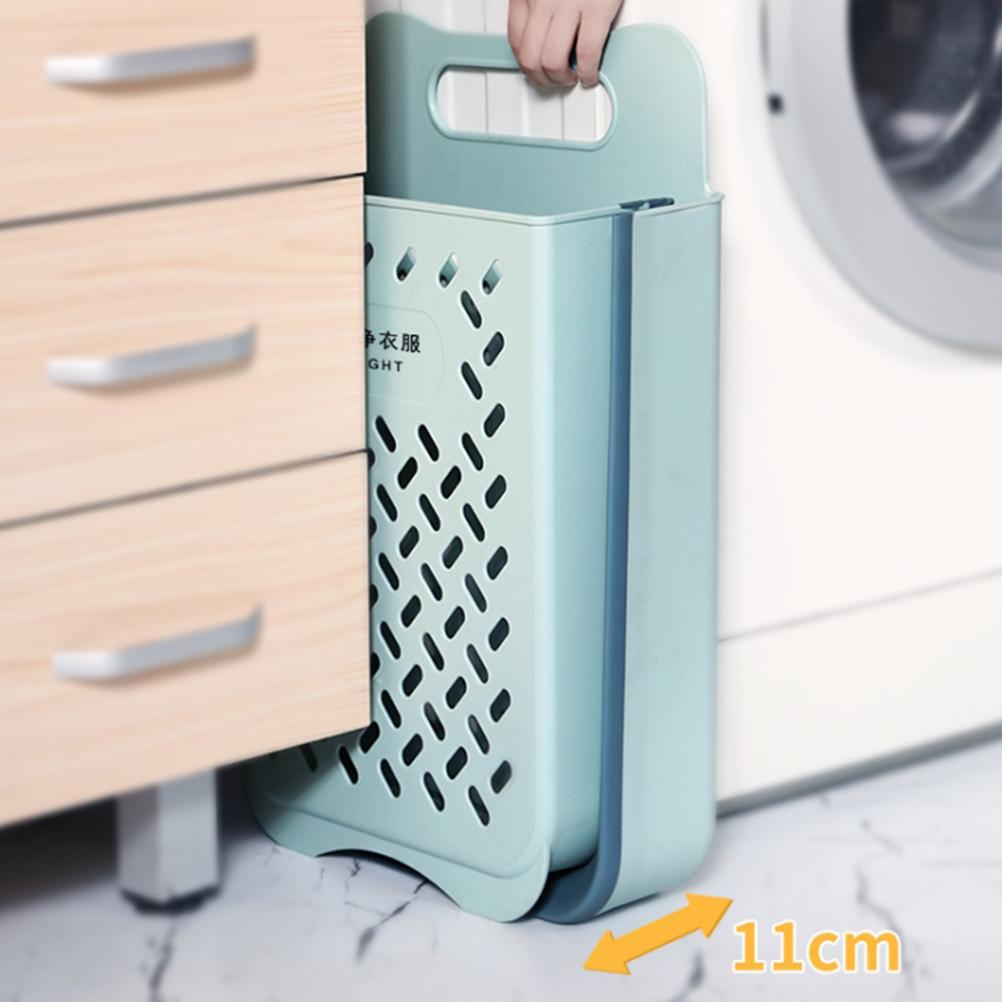 Wall Mounted Organizer Basket Portable Laundry Basket for Bathroom Dirty Organizer Basket Space Savi