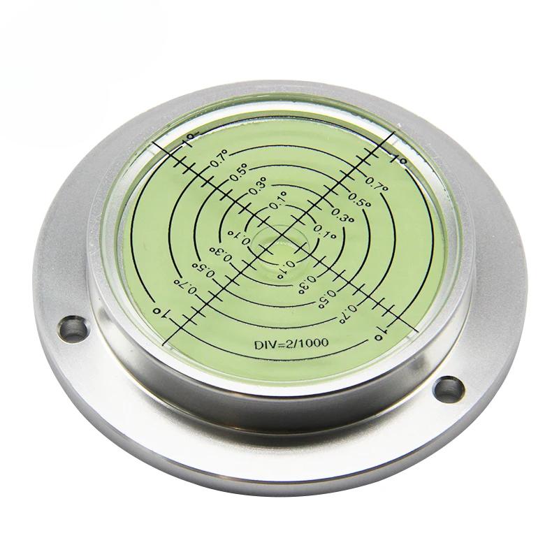 Crane Support Leg Horizontal Bubble Metal Flange Level High-precision Measurement Level 80 * 62 * 15mm