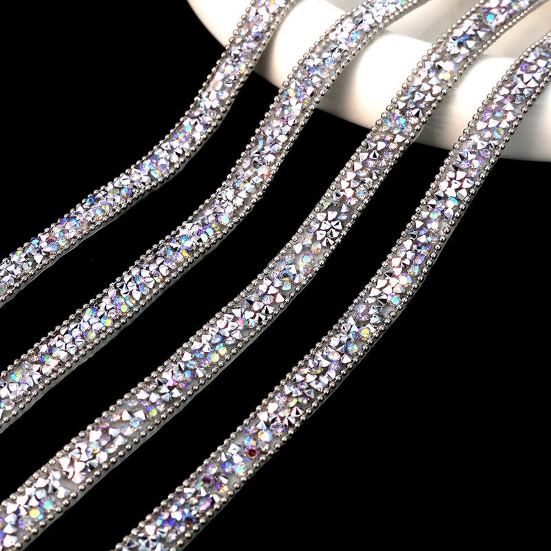 Tiras autoadhesivas de diamantes de imitación de resina para hacer joyas