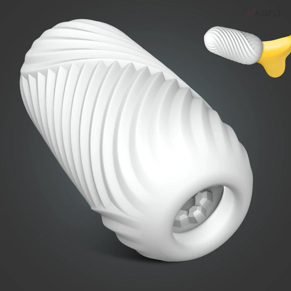 Realistic Male Masturbator Cup Soft Silicone Vagina Pocket Sex Toy for Men Penis Stimulator Adult Goods