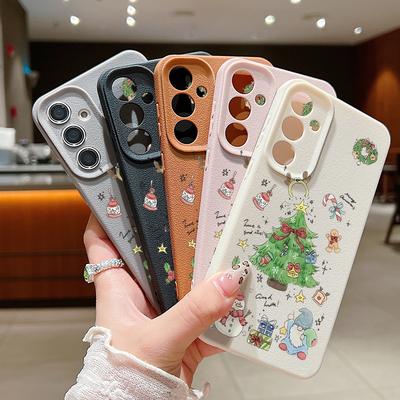 Weihnachtsbaum Hülle für Samsung Galaxy S25 S24 S22 Ultra S23 FE A17 A56 A36 A26 A55 A16 A15 A25 A54 5G Weiche TPU Handyhülle