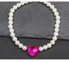 Minimalist Heart-Shaped Jewelry Set: Earrings, Bracelet, Necklace for Weddings